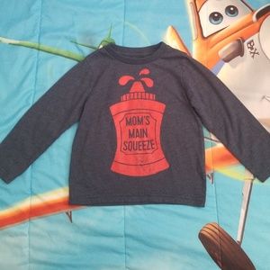 Blue and Red Shirt